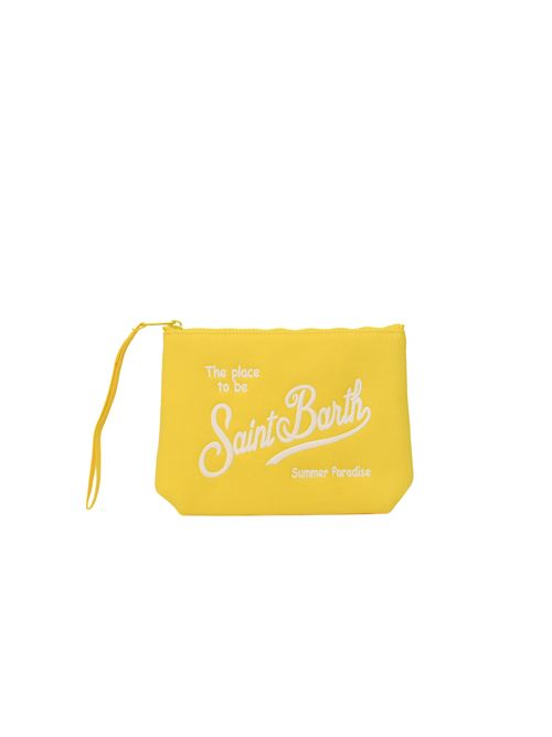 Pochette Aline Canvas in misto cotone Giallo Mc2 Saint Barth | ALI004700875L